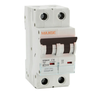 Interruptor automático magnetotérmico. Poder de corte 10000A. Curvas C, B y D.