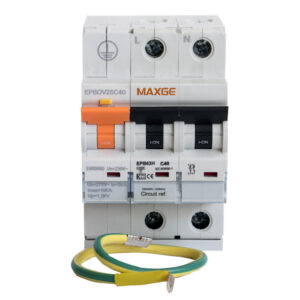 Protección combinada sobretensiones IGA permanente + transitoria Norma EN50550. Precableado