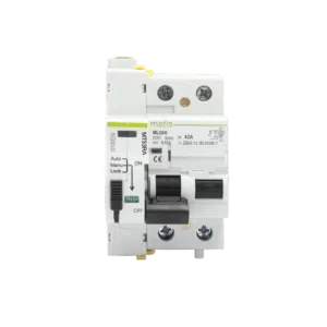 Reconnectador automático diferencial. 2P. 40A, 30mA, alta inmunidad. 10kA. 230V aux