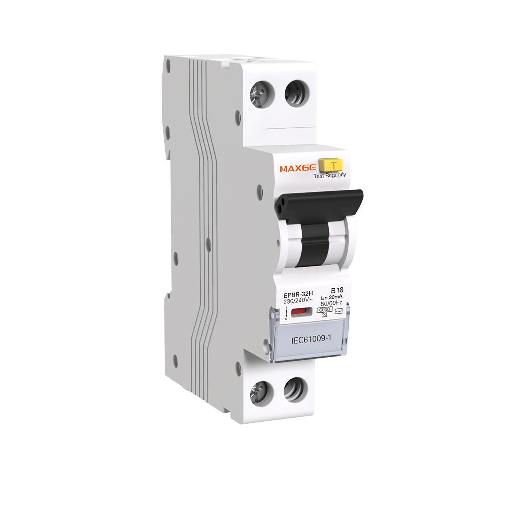 Interruptor combinado estrecho (clase AC y A) (EPBR32H) (6, B, 10, A) interruptor combinado estrecho EPBR32H 1+N 6kA